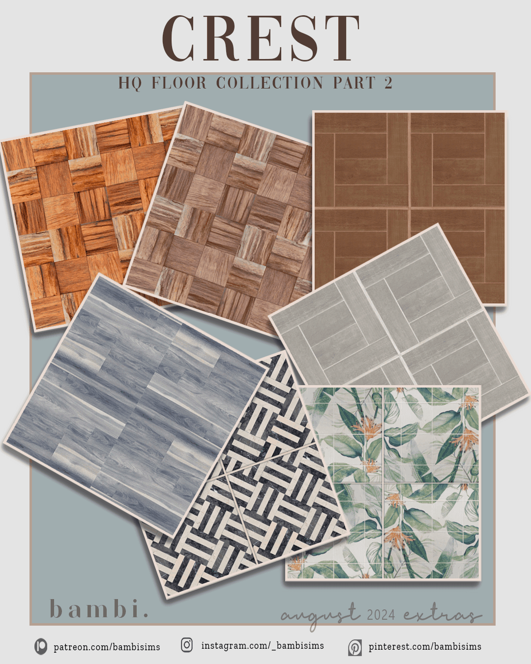 Набор напольных покрытий Crest Floor Collection P2